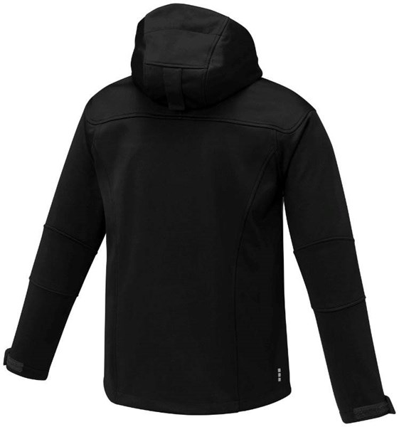 Obrázky: Pánska SOFTSHELL bunda Match ELEVATE čierna XL, Obrázok 3