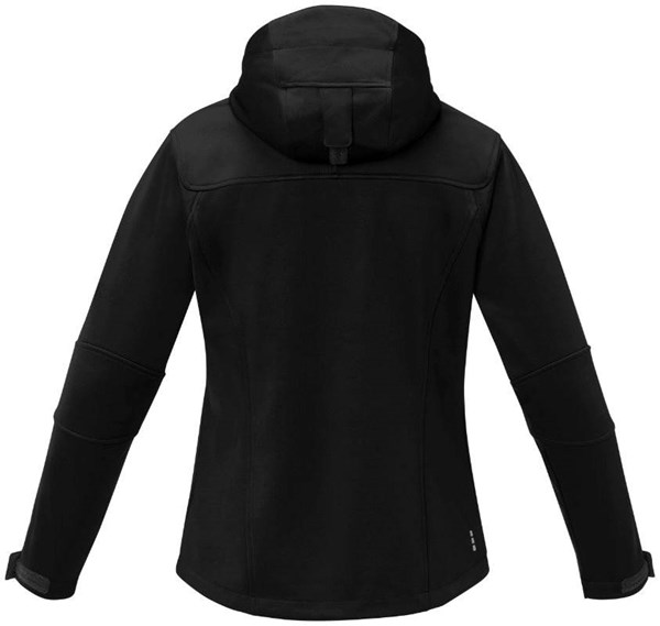 Obrázky: Dámska SOFTSHELL bunda Match ELEVATE čierna XL, Obrázok 2