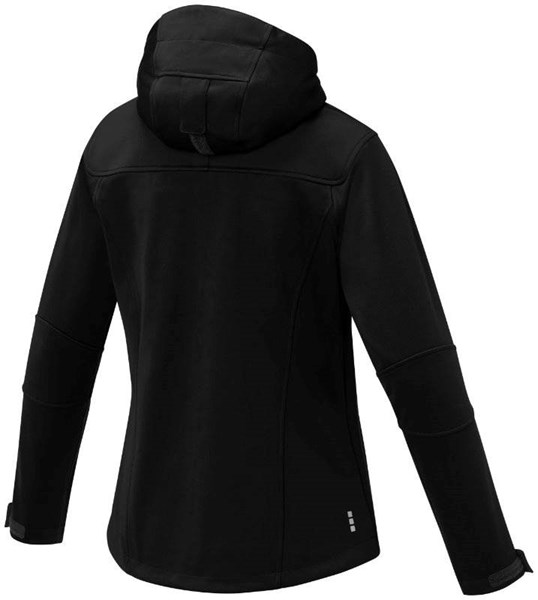 Obrázky: Dámska SOFTSHELL bunda Match ELEVATE čierna XL, Obrázok 3