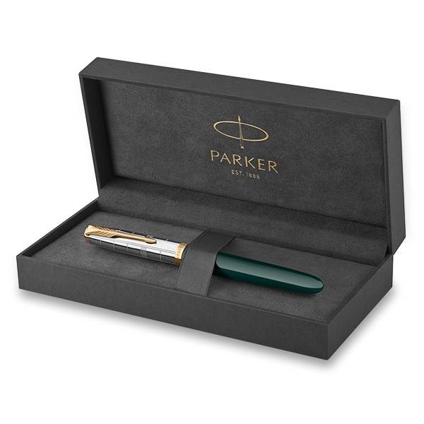 Obrázky: Parker 51 Premium Forest Green GT pl. pero, hr.F, Obrázok 2