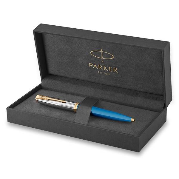 Obrázky: Parker 51 Premium Turquoise GT guličkové pero, Obrázok 2