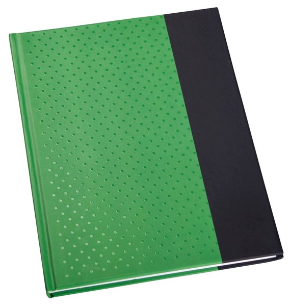 Obrázky: Zelený poznámkový zápisník A5, linajkové listy, Obrázok 1