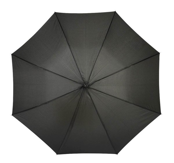 Obrázky: Čierny automatický dáždnik, modré rebrá a tyč, Obrázok 2