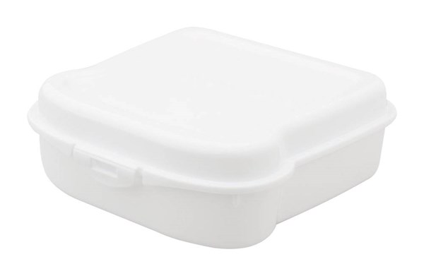 Obrázky: Plastová krabička na toust alebo desiatu, biela, Obrázok 1