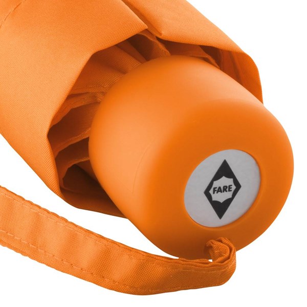 Obrázky: Ultra ľahký 175 g skladací mini dáždnik oranžový, Obrázok 2