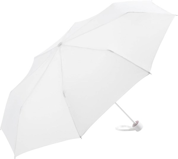 Obrázky: Ultra ľahký 175 g skladací mini dáždnik Biely, Obrázok 1