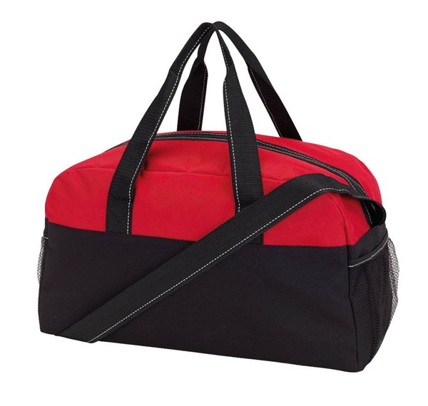 Obrázky: Jednoduchá športová fitness taška, červená