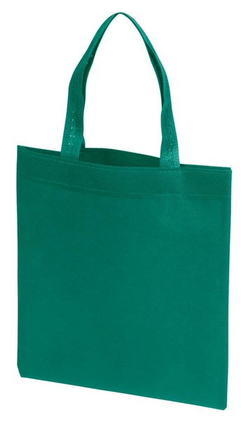 Obrázky: Malá nákupná taška netkaná textília, zelená, Obrázok 1