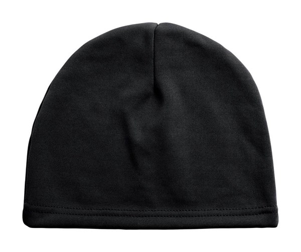 Obrázky: Čierna športová zimná čiapka s flísovou podšívkou, Obrázok 1