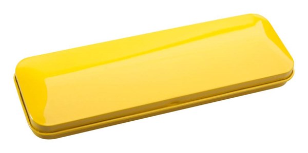 Obrázky: žltá sada pera amech.ceruzky 0,7mm v kovovom boxe, Obrázok 2