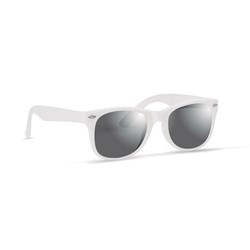 Obrázky: Slnečné okuliare s UV ochranou s bielym rámom