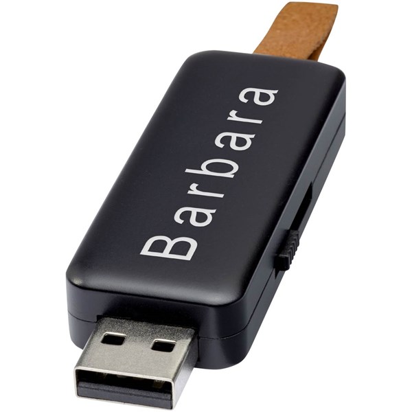 Obrázky: Svietiaci USB flash disk s kapacitou 8 GB čierny, Obrázok 3