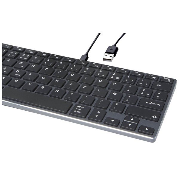 Obrázky: Výkonná AZERTY Bluetooth klávesnica Hybrid, Obrázok 3