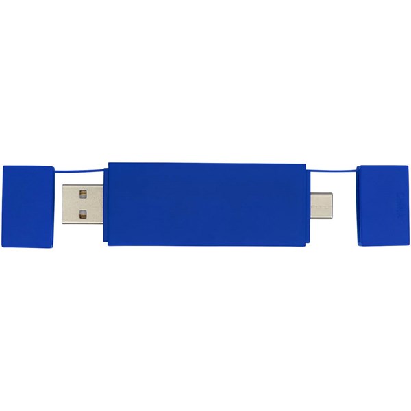 Obrázky: Duálny rozbočovač USB 2.0 modrá, Obrázok 5