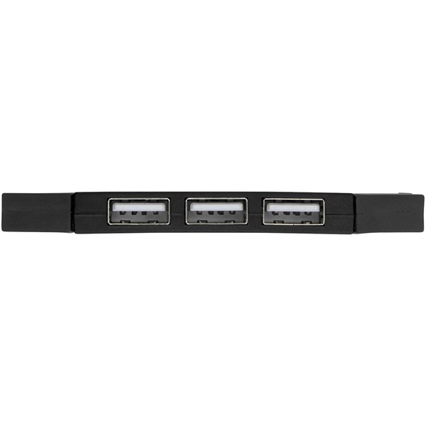 Obrázky: Duálny rozbočovač USB 2.0 čierna, Obrázok 6