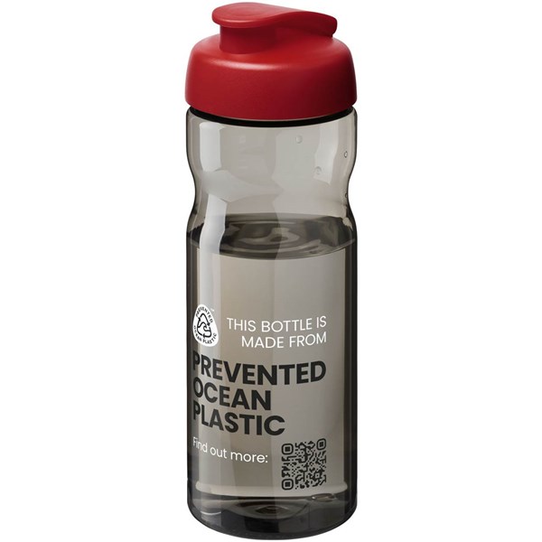 Obrázky: Športová fľaša H2O Active 650 ml šedo-červená, Obrázok 8