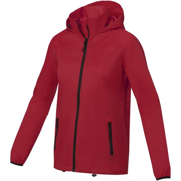 Obrázky: Červená ľahká dámska bunda Dinlas XL, Obrázok 1
