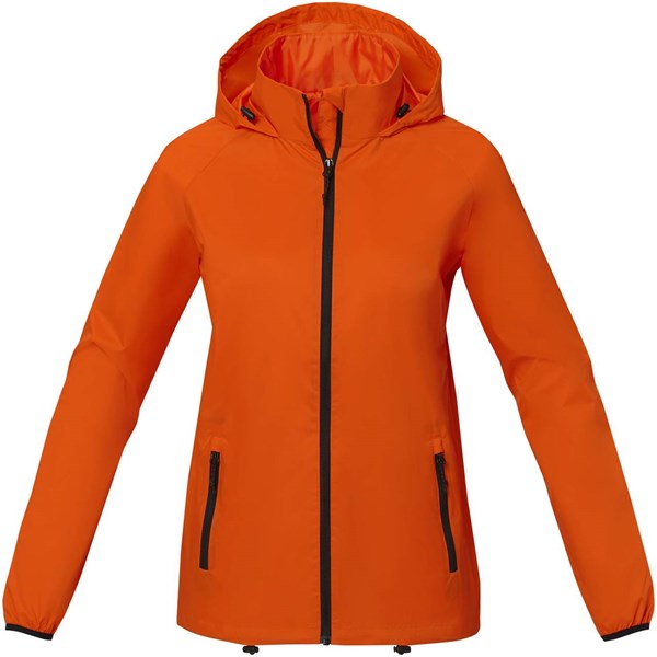 Obrázky: Oranžová ľahká dámska bunda Dinlas XS, Obrázok 4