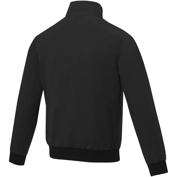 Obrázky: Ľahká unisex bunda typu bomber čierna M, Obrázok 4