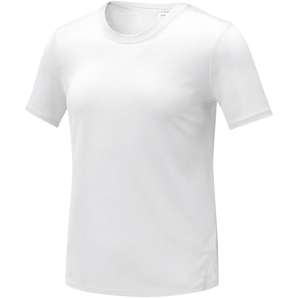 Obrázky: Biele dámske tričko cool fit s krátkym rukávom XS