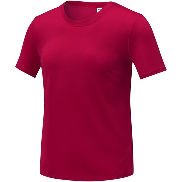Obrázky: Červené dámske tričko cool fit s krátkym rukávom M, Obrázok 1