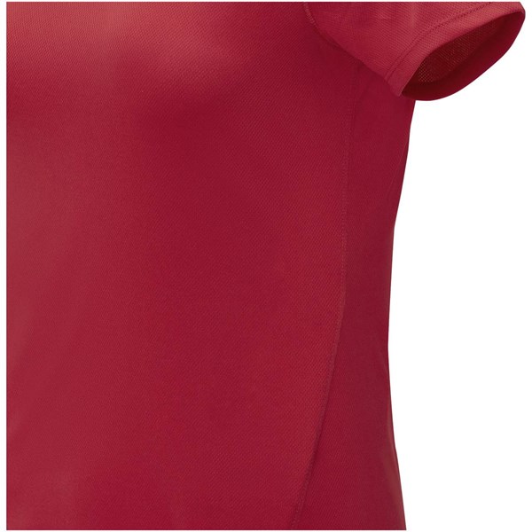 Obrázky: Červené dámske tričko cool fit s krátkym rukávom S, Obrázok 4