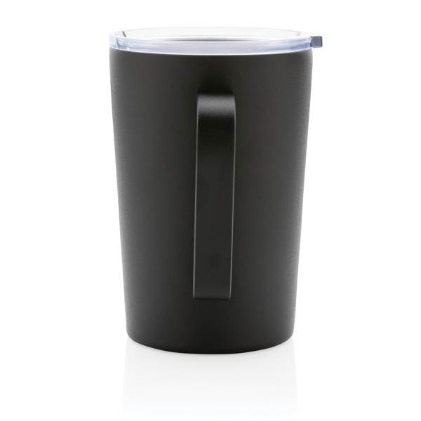 Obrázky: Čierny termohrnček, RCS recyklovaná oceľ 420ml, Obrázok 3