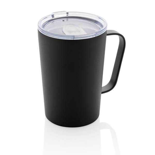 Obrázky: Čierny termohrnček, RCS recyklovaná oceľ 420ml, Obrázok 7