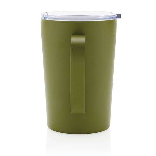 Obrázky: Zelený termohrnček z RCS recyklovanej ocele 420ml, Obrázok 3