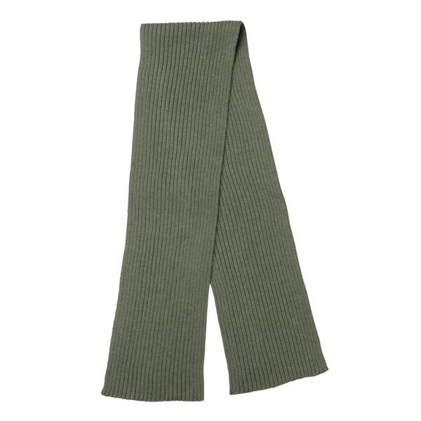 Obrázky: Zelený pletený šál 180x25cm z Polylana® AWARE, Obrázok 2