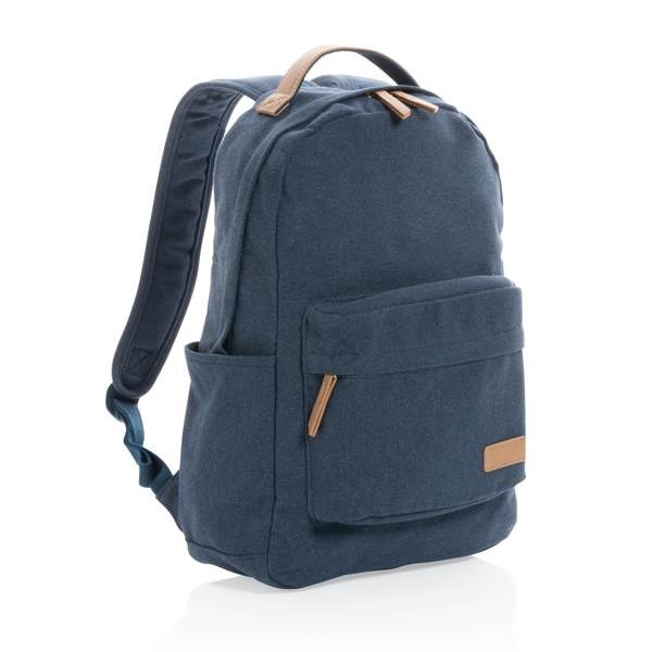 Obrázky: Modrý ruksak Impact z 16 oz. recykl. canvas AWARE, Obrázok 6