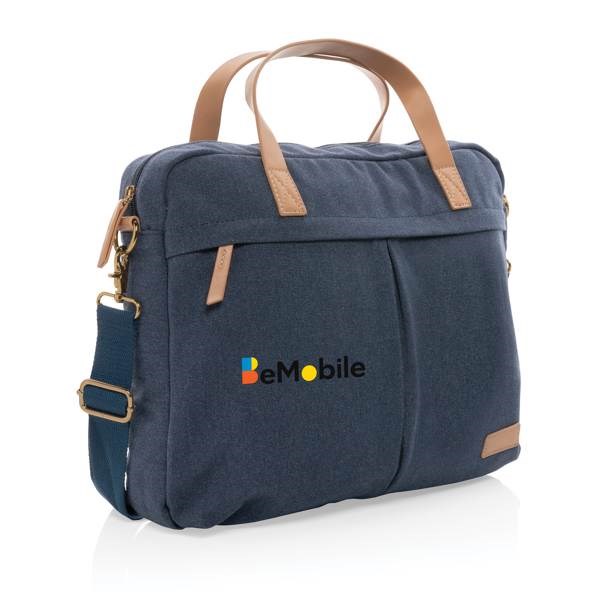 Obrázky: Modrý ruksak na notebook z recykl. canvas AWARE, Obrázok 7