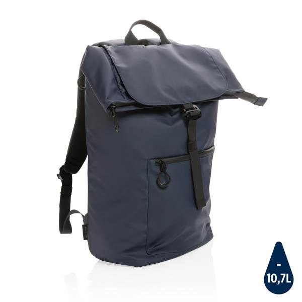 Obrázky: Voči vode odolný ruksak na NB z RPET AWARE, modrý