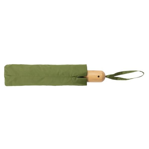 Obrázky: Zelený automatický dáždnik rPET, bambus. Rukoväť, Obrázok 6