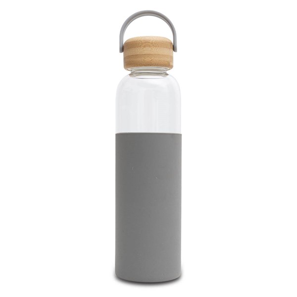 Obrázky: Sklenená fľaša 560 ml, šedá, Obrázok 5