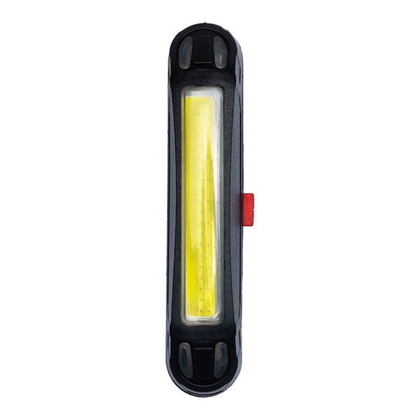 Obrázky: LED baterka na bicykel s USB dobíjaním, čierna, Obrázok 2