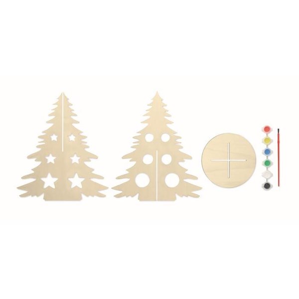 Obrázky: Vianočný stromček z preglejky na vyfarbenie, Obrázok 2