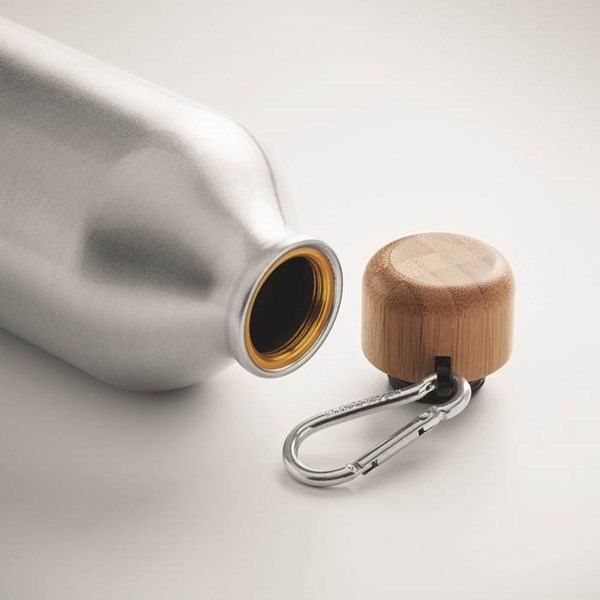 Obrázky: Hliníková fľaša s bambusovým viečkom 800 ml, Obrázok 7