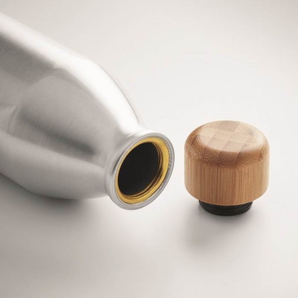 Obrázky: Hliníková fľaša s bambusovým viečkom 550 ml, Obrázok 7