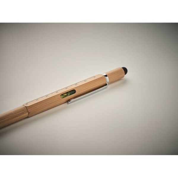 Obrázky: Bambusové gul. pero s vodováhou,stylusom a náradím, Obrázok 3