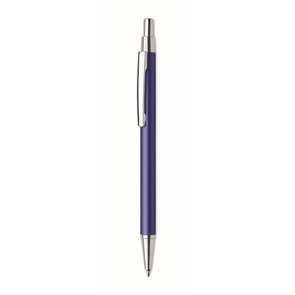 Obrázky: Modré guličkové pero z hliníka s modrou náplňou, Obrázok 8