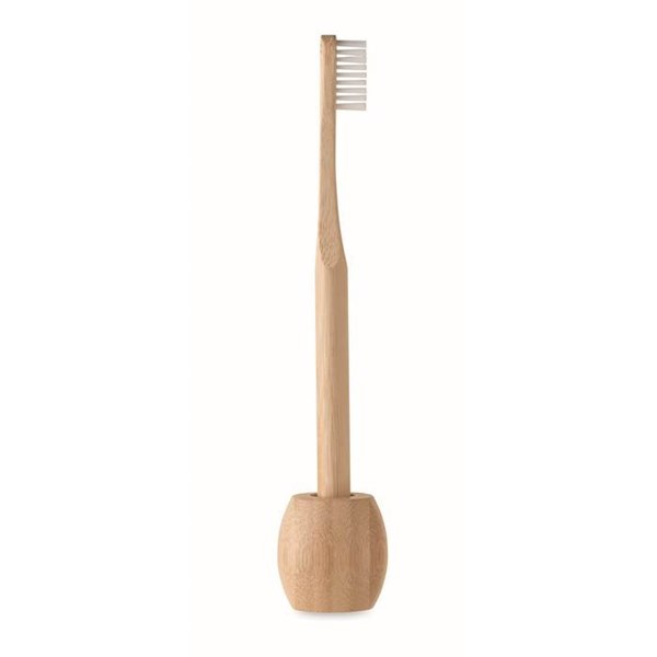 Obrázky: Kefka na zuby s bambusovou rukoväťou so stojanom, Obrázok 4
