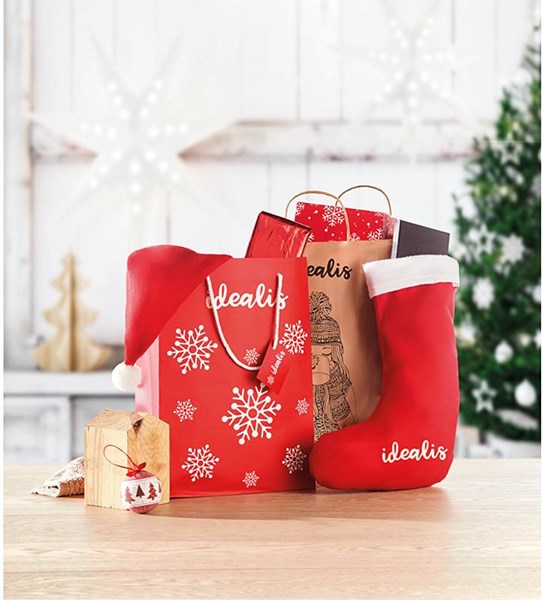 Obrázky: Stredná papierová taška, vianočný motív, 22x30 cm, Obrázok 7
