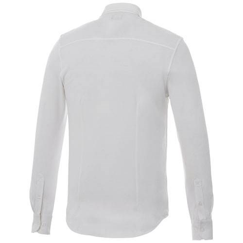 Obrázky: Pánska biela košeľa Bigelow s dlhým rukávom S, Obrázok 3