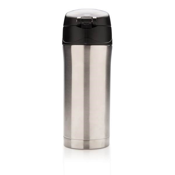 Obrázky: Termohrnček Easy lock,recykl.oceľ 300 ml striebor., Obrázok 4