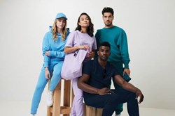 Obrázky: Unisex tričko Bryce, rec.bavlna, vínové L