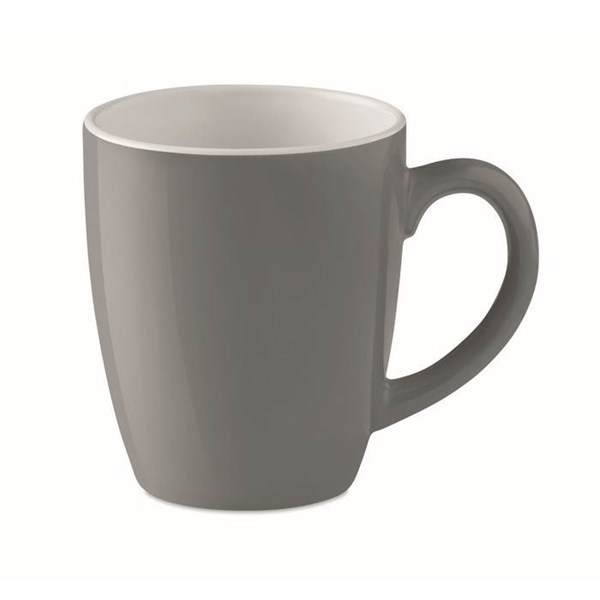 Obrázky: Šedý keramický hrnček, objem 290 ml