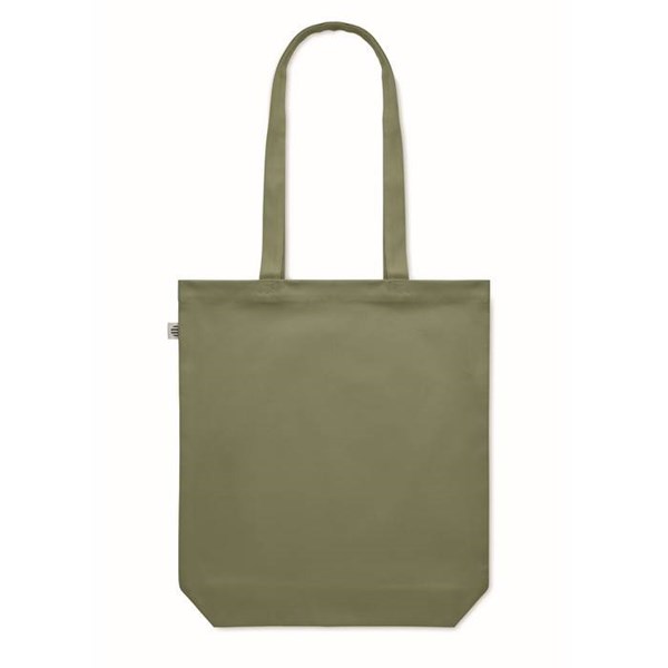 Obrázky: Nákupná taška z organickej bavlny 270g, zelená, Obrázok 6
