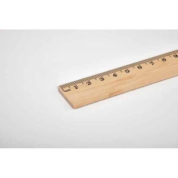 Obrázky: Pravítko z bambusu 30cm, obojstránné - cm/palce, Obrázok 3