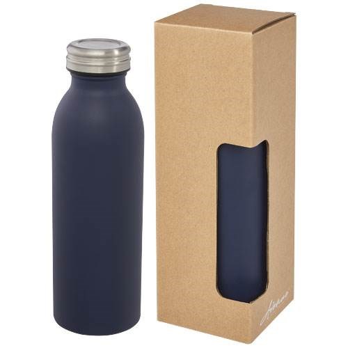 Obrázky: Medená fľaša, vákuová izolácia modrá, 500ml
